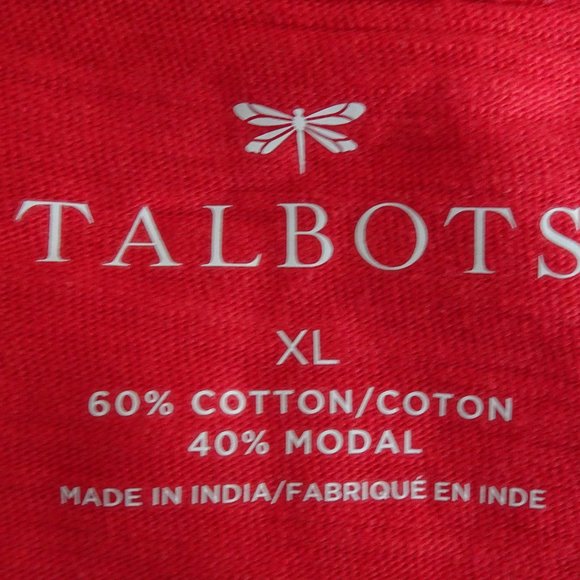 Talbots Red Eyelet Tank Top - Picture 5 of 5